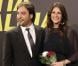 Javier Bardem et Julia Roberts au 58e Festival du Film de San Sebastian, où elle a été honorée du Prix Donostia, le 20 septembre 2010.