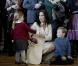 Mary de Danemark assiste avec ses enfants Isabella et Christian à une cérémonie officielle à Copenhague dans le palais d'Amalienborg le 21 septembre 2010