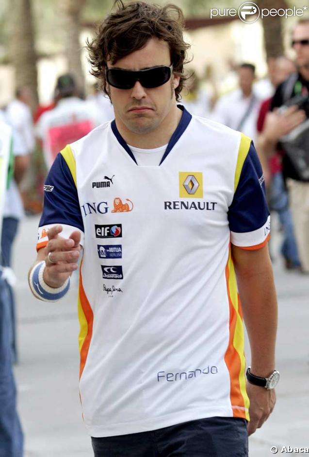 Le coureur de F1 espagnol Fernando Alonso