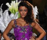 Rachel Legrain-Trapani pour le grand final du défilé Christophe Guillarmé