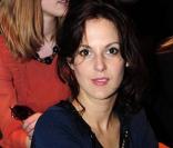 La charmante Elodie Navarre lors du défilé Barbara Bui à Paris le 30/09/10 