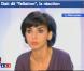 Rachida Dati lors de sa participation à l'émission Dimanche +, sur Canal +.