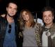 Carine Roitfeld, Andrea Stefanowicz Sabrier et Armand à la soirée organisée par Vogue Italie, à l'Éclaireur. 1er octobre