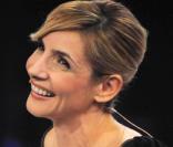 Clotilde Courau est l'invitée d'honneur lors de l'émission de Chiambrietti à Milan en Intalie le 7 octobre 2010