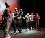 PZK et Michaël Youn pour le 17e gala Faire Face, à l'opéra d'Avignon, le 9 octobre 2010 