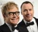 Elton John et David Furnish à l'occasion de la 9e soirée "An Ending Vision", organisée par la Elton John AIDS Foundation au restaurant Cipriani de New York, le 18 octobre 2010.