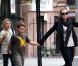 Kate Winslet partage le goûter avec ses deux petits anges !