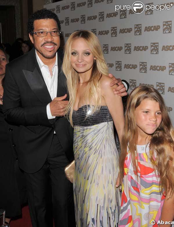 Lionel Richie, ses filles Nicole et Sophia