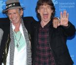 Keith Richards et Mick Jagger, Berlin, février 2008 