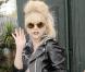 Lady Gaga surprise à la sortie d'un pub à Londres le 21 octobre 2010