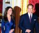 Kate Middleton et le prince William lors de l'annonce de leurs fiançailles, le 16 novembre 2010. 