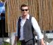 Simon Baker sur le tournage de la série The Mentalist (1er novembre 2010 à Los Angeles)