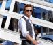 Simon Baker sur le tournage de la série The Mentalist (1er novembre 2010 à Los Angeles)