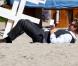 Simon Baker sur le tournage de la série The Mentalist (1er novembre 2010 à Los Angeles)