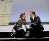 Barbara Schulz et Samuel Le Bihan dans la pièce Parole et Guérison<br />