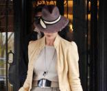 Catherine Zeta-Jones, accompagnée de son mari Michael Douglas, dans les rues de New York le 23 novembre 2010