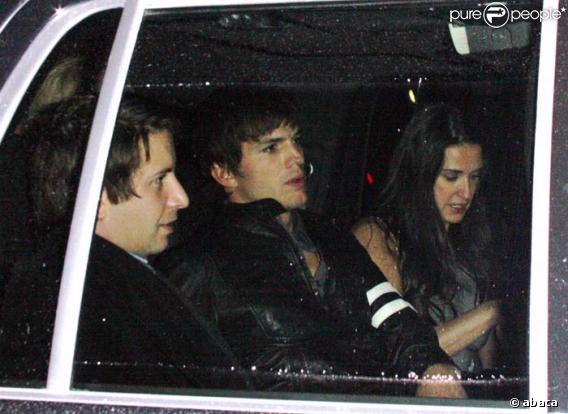 Ashton Kutcher et Demi Moore quittent le Saturday Night Live