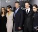 Natalie Portman, Mila Kunis, Vincent Cassel, Darren Aronofsky et Winona Ryder, lors de l'avant-première de Black Swan , à New York, le 30 novembre 2010.