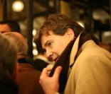 Arnaud Montebourg aux 20 ans de la revue La règle du jeu, au Café de Flore, à Paris. 30/11/2010
