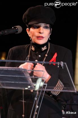 Evènement Light for Rights à Washington, le 1er décembre 2010 : Liza Minnelli