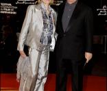 La 10e édition du Festival International du Film de Marrakech (FIFM) s'est ouverte avec magnificence vendredi 3 décembre 2010. Les couples ont notamment été éblouissants. Claude Miller et sa femme. 