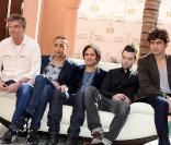 <p>Benoit Jacquot, Faouzi Bensaidi, Gael Garcia Bernal, Dominic Cooper et Riccardo Scamarcio, membres du jury du Xème Festival International du Film de Marrakech le 4 décembre 2010</p>