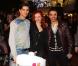 Golan Yosef (Dracula), Anaïs Delva (Lucie) et Kamel Ouali, donnent le coup d'envoi des illuminations de noël au 4 Temps à La Défense, le 26 novembre 2010