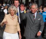 Le Prince Charles dans les rues de Bristol en septembre 2010