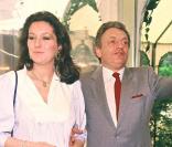 Jacques Martin et Cécilia Attias, juin 84<br />