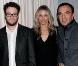 L'équipe du 6/9 de NRJ avec Seth Rogen et Cameron Diaz le 7 janvier 2010