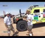 Elodie Gossuin, après sa chute en direct pendant le Dakar