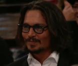Johnny Depp assiste aux Golden Globes le 16 janvier 2011