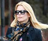 Claudia Schiffer à Londres, le 19 janvier 2011.