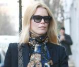 Claudia Schiffer à Londres, le 19 janvier 2011.