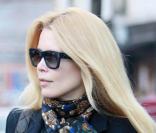 Claudia Schiffer à Londres, le 19 janvier 2011.
