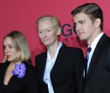 Chlöé Sevigny, Tilda Swinton et Hayden Christensen lors de la Fashion Week berlinoise le 20 janvier 2010