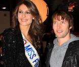 Laury Thilleman et James Blunt sur le tapis rouge des NRJ Music Awards le 22 janvier à Cannes
