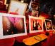 Des objets de la vente aux enchères consacrée au Glamour'Art, à l'esprit Pin-up du magazine  Lui  et des couvertures sexy des romans de Gérard de Villiers (SAS), au Crazy Horse, à Paris, le 23 janvier 2011.