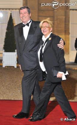 Patrick Balkany et sa femme Isabelle le 10 mars 2008. 