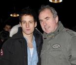 Philippe Risoli et son fils à la générale du spectacle Thriller Live au Zénith de Paris le 26 janvier 2011