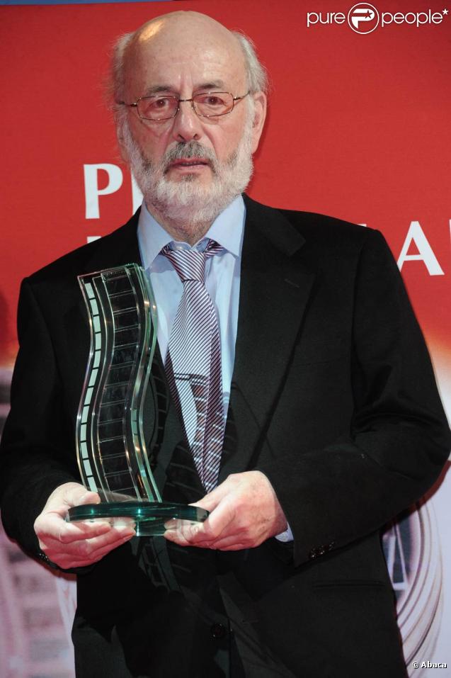 Bertrand Blier, à l'occasion de la cérémonie du Prix Henri-Langlois, à Vincennes, le 31 janvier 2011.