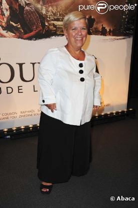 Mimie Mathy, Paris, le 12 septembre 2010
