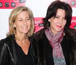Claire Chazal et Tina Kieffer lors de la soirée Brand Bazar le 3 février 2011 à Paris