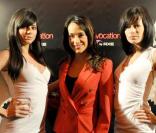 Karine Lima, à l'occasion de l'avant-première de  Tron Legacy  organisée pour la présentation de la nouvelle fragrance 