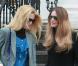 Elle Macpherson et Claudia Schiffer sonnent l'heure de la réconciliation à Londres, le 10 février 2011.