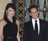 Carla Bruni et Nicolas Sarkozy, en visite officielle au Mexique, auprès du président Felipe Calderon et sa femme Margarita Zavala en mars 2009 