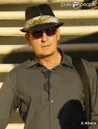 Charlie Sheen, Los Angeles, octobre 2010
