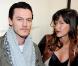 Luke Evans et Paz de la Huerta au défilé Diesel lors de la Fashion Week de New York, le 15 février 2011.