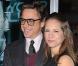 Robert Downey Jr. et sa femme, la productrice Susan Downey, à l'occasion de l'avant-première hollywoodienne de Sans Identité , qui s'est tenue dans l'enceinte du Regency Village Theatre de Westwood, à Los Angeles, le 16 février 2011.