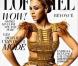 Beyoncé en couverture du magazine L'Officiel qui fête ses 90 ans, mars 2011.